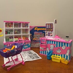 Gloria Barbie Sized Supermarket Set